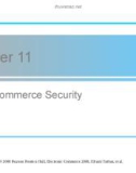 Lecture Electronic commerce - Chapter 11: E-Commerce Security