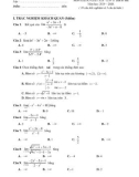 Đề kiểm tra 1 tiết chương 4 môn Đại số & Giải tích 11 năm 2019-2020 - Trường THPT Sông Đốc