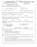 Đề kiểm tra học kì 1 môn Toán lớp 9 năm học 2017-2018 – Phòng Giáo dục và Đào tạo Quận Đống Đa