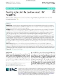 Coping styles in HIV positives and HIV negatives