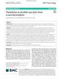 Transitions in alcohol use over time: A survival analysis