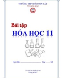 Tài liệu bài tập Hóa học lớp 11 (KHXH) năm 2022 - Trường THPT Đào Sơn Tây