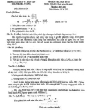 Đề thi học kì 2 lớp 9 môn Toán năm 2018 có đáp án - Phòng GD&ĐT Hai Bà Trưng