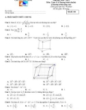 Đề thi học kì 2 môn Toán 11 năm 2018-2019 - Trường THPT chuyên Hạ Long