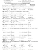 Đề thi học kì 2 môn Toán 12 năm 2019-2020 có đáp án - Sở GD&ĐT thành phố Đà Nẵng