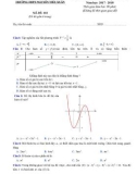Đề thi KSCL môn Toán lớp 12 năm 2017-2018 lần 5 - THPT Nguyễn Viết Xuân - Mã đề 103