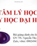 Bài giảng Tâm lý học dạy học đại học