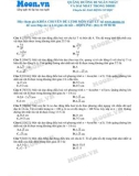 Chuyên đề LTĐH môn Vật lý: Quãng đường đi ngắn nhất và dài nhất trong dao động điều hòa