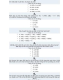 Trắc nghiệm axit nitric và muối nitrat