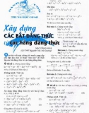 Xây dựng các BĐT từ hằng đẳng thức - Mạc Đăng Nghị