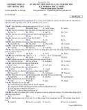 Đề thi thử THPT Quốc gia môn Hóa học năm 2019 lần 1 - Sở GD&ĐT Nghệ An - Mã đề 216