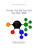 TUYỂN TẬP ĐỀ THI THỬ ĐẠI HỌC 2009 MÔN TOÁN