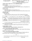 Đề KTCL ôn thi ĐH lần 1 Địa lí khối C (2013-2014) - GD&ĐT Vĩnh Phúc (Kèm Đ.án)