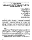 The impact of transformational leadership on the quality of member exchange on proactive work behaviour of employee of e commerce in Vietnam