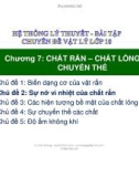 Bài giảng Chuyên đề Vật lý 10 - Chương 7: Chủ đề 2 (Slide)