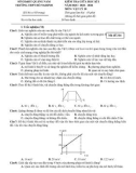 Đề kiểm tra giữa học kì 1 môn Vật lý lớp 10 năm 2022-2023 - Trường THPT Hồ Nghinh (Mã đề 314)
