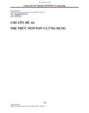 Chuyên đề 14: Nhị thức Newton và ứng dụng