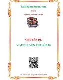 Chuyên đề vi-et luyện thi lớp 10