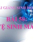 Bài giảng Sinh học 8 bài 50: Vệ sinh mắt