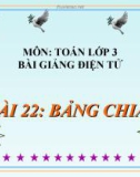 Bài giảng Bảng chia 8 - Toán 3 - GV.Ng.P.Hùng