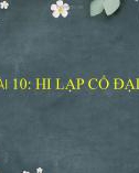 Bài giảng Lịch sử 6 bài 10: Hy Lạp cổ đại