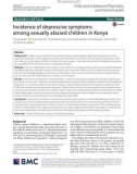 Incidence of depressive symptoms among sexually abused children in Kenya