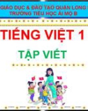 Bài giảng môn Tiếng Việt lớp 1 sách Cánh diều năm học 2020-2021 - Bài 22-23: Tập viết ng – ngà, p – pi a nô, ph – phố cổ ​(Trường Tiểu học Ái Mộ B)