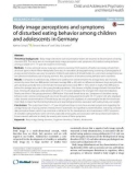 Body image perceptions and symptoms of disturbed eating behavior among children and adolescents in Germany