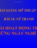 Bài giảng Vẽ tranh hoạt động trong những ngày nghỉ hè - Mỹ thuật 7 - GV.Dương Hiếu Nghĩa