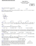 Đề thi KSCL môn Toán 12 năm 2019-2020 có đáp án - Trường THPT Nguyễn Viết Xuân (Lần 1)