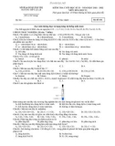 Đề thi học kì 2 môn Hoá học lớp 11 năm 2021-2022 có đáp án - Trường THPT Lê Lợi, Quảng Trị