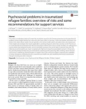 Psychosocial problems in traumatized refugee families: Overview of risks and some recommendations for support services