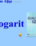 Bài giảng Giải tích 12 chương 2 bài 3: Logarit