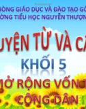 Bài giảng Tiếng việt 5 tuần 20 bài: Mở rộng vốn từ công dân