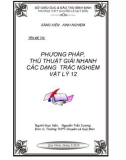 Đề tài: Phương pháp thủ thuật giải nhanh các dạng trắc nghiệm vật lí 12