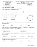 Đề thi học kì 2 môn Toán lớp 10 năm 2020-2021 có đáp án - Sở GD&ĐT Quảng Nam