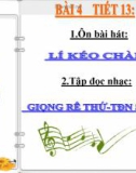 Bài giảng bài 4: Tập đọc nhạc: Giọng Rê thứ - TĐN số 4 - Âm nhạc 9 - GV: T.K.Ngân