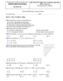 Đề thi giữa học kì 1 môn Toán lớp 10 năm 2022-2023 có đáp án - Trường THPT Nguyễn Huệ – Phú Yên