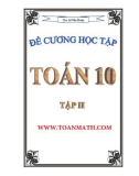 Đề cương học tập môn Toán lớp 10 - Lê Văn Đoàn (Tập 2)