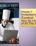 Lecture Purchasing for Chefs: Chapter 7 - Feinstein, Stefanelli