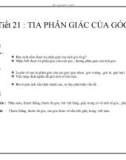 TIA PHÂN GIÁC CỦA GÓC