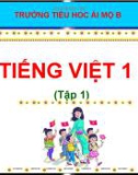 Bài giảng môn Tiếng Việt lớp 1 sách Cánh diều năm học 2020-2021 - Bài 36: am – ap (Trường Tiểu học Ái Mộ B)