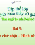 Bài giảng Hình chữ nhật - hình tứ giác - Toán 2 - GV.Lê Văn Hải