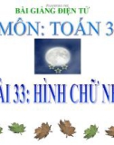 Bài giảng Hình chữ nhật - Toán 3 - GV.Ng.P.Hùng