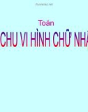 Giáo án điện tử môn Toán lớp 3 - Bài: Chu vi hình chữ nhật