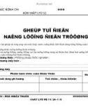 giáo án vật lý 11 - ghép tụ điện năng lượng điện trường