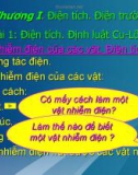 Bài giảng Vật lí 11 - Bài 1: Điện tích, định luật Cu-Lông