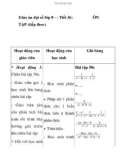 Giáo án đại số lớp 8 - - Tiết 36: ÔN TẬP (tiếp theo)