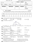 Đề thi học kì 1 môn Toán lớp 9 năm 2022-2023 có đáp án - Trường TH-THCS-THPT Văn Lang