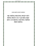 SKKN: Hệ thống phương pháp viết đồng phân cấu tạo hóa học hữu cơ trong chương trình phổ thông